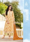 GLAM LOOK 1 Heavy printed Cotton Ethnic Wear Latest Kurti Collection